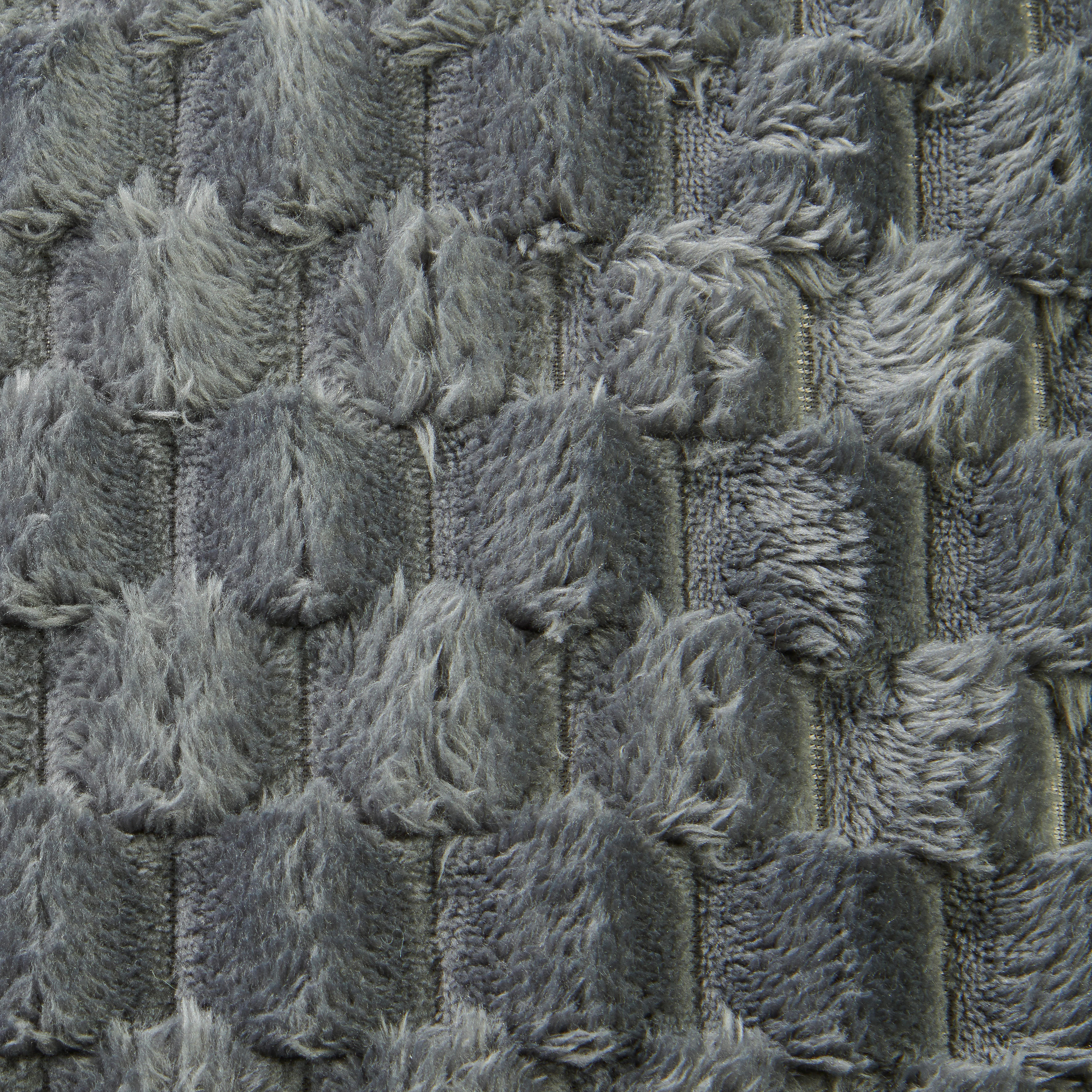 Dekokissen Wabe Wabe - anthrazit (45,00/45,00cm) - POCOline