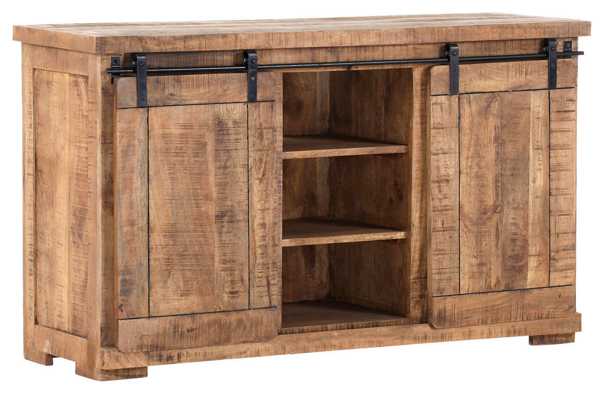 Sideboard Kongo sägerau natur B/H/T: ca. 145x85x47 cm Kongo - natur/sägerau (145,00/85,00/47,00cm)