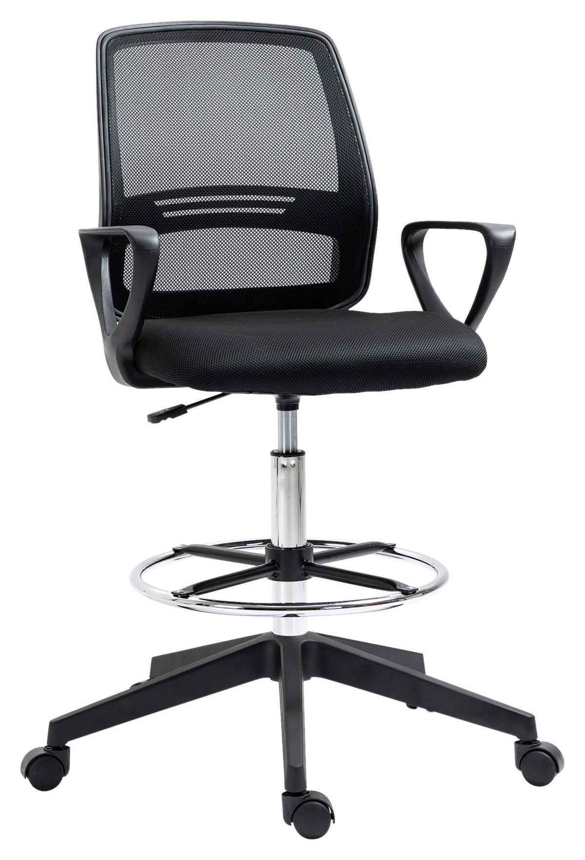 Drehstuhl 921-187 schwarz 921-187 - schwarz (59,50/126,00/60,00cm) - Vinsetto