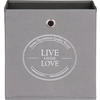 Motivbox Live anthrazit B/H/T: ca. 32x32x32 cm Live - anthrazit (32,00/32,00/32,00cm)