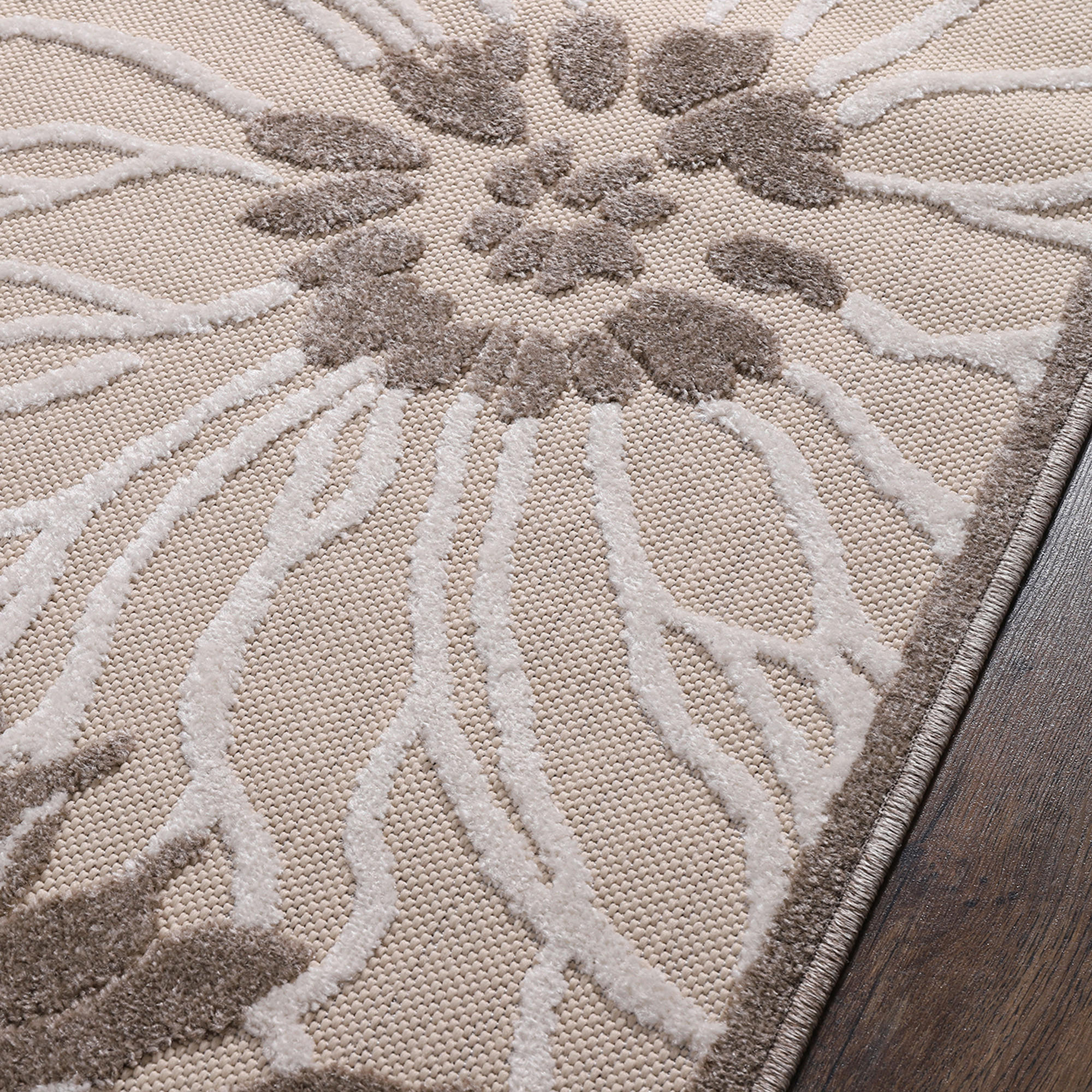 Sanat Outdoorteppich FLORAL creme B/L: ca. 240x330 cm FLORAL - creme (240,00/330,00cm) - Sanat