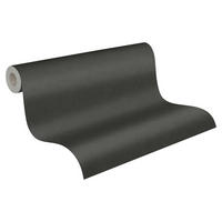A.S.Creation Vliestapete New Life Uni schwarz B/L: ca. 53x1005 cm New Life - schwarz (53,00/1005,00cm) - A.S.Creation