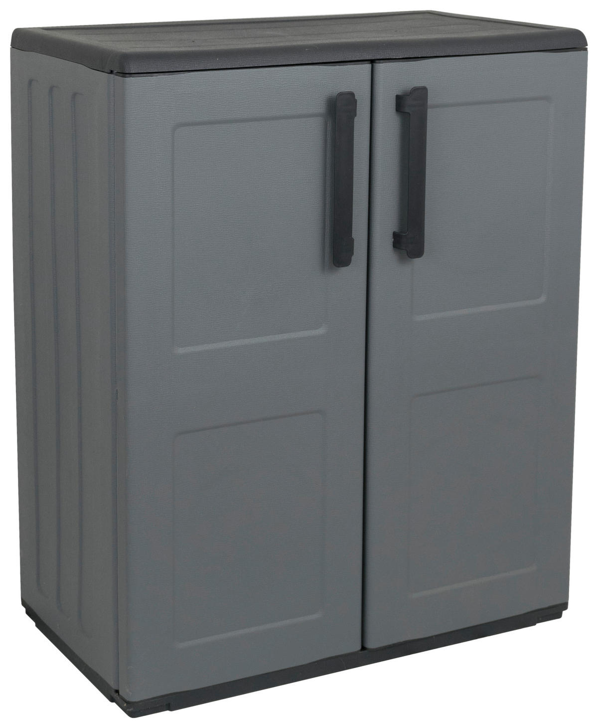 ArtPlast Kunststoffschrank Free niedrig grau Kunststoff B/H/T: ca. 68x84x37 cm Free niedrig - grau (68,00/84,00/37,00cm) - ArtPlast