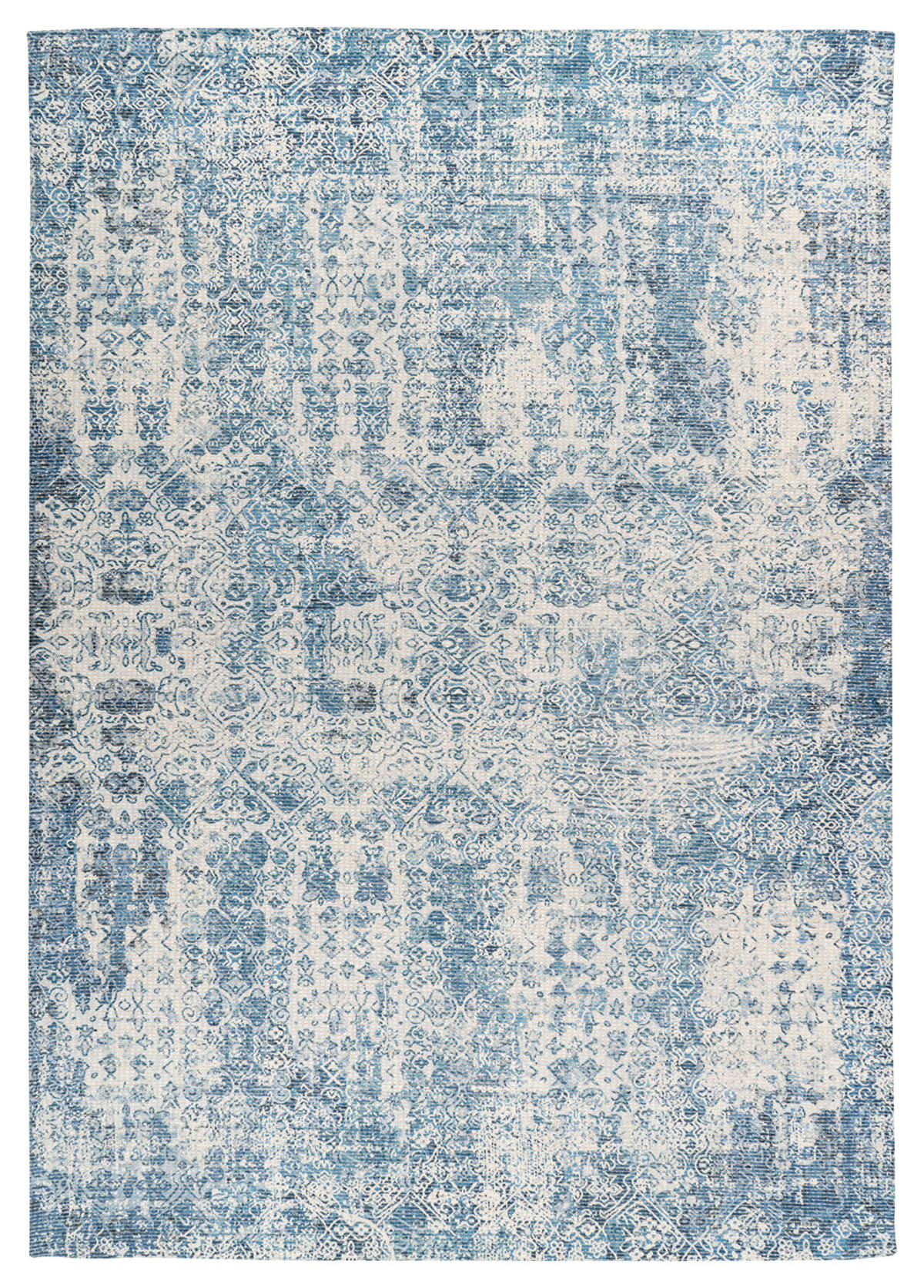 360Living Teppich Percy blau B/L: ca. 80x150 cm Percy - blau (80,00/150,00cm) - 360Living