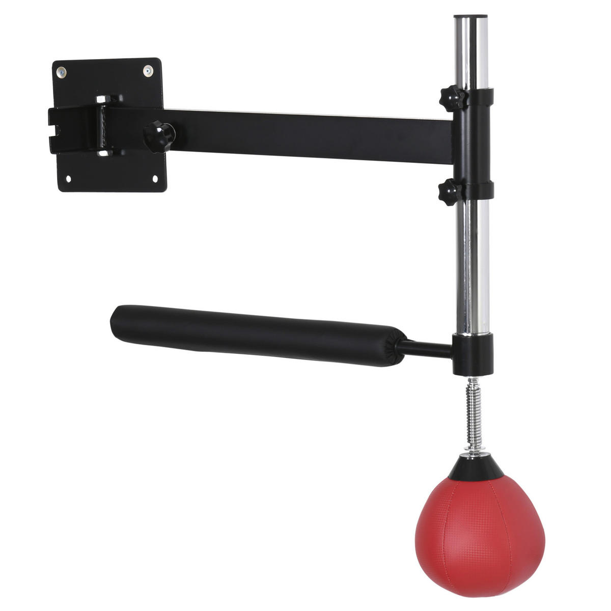 HOMCOM Reflexbarren-Trainer rot Stahl B/H/L: ca. 72x20x79 cm Reflexbarren-Trainer - rot (79,00/72,00/20,00cm) - HOMCOM