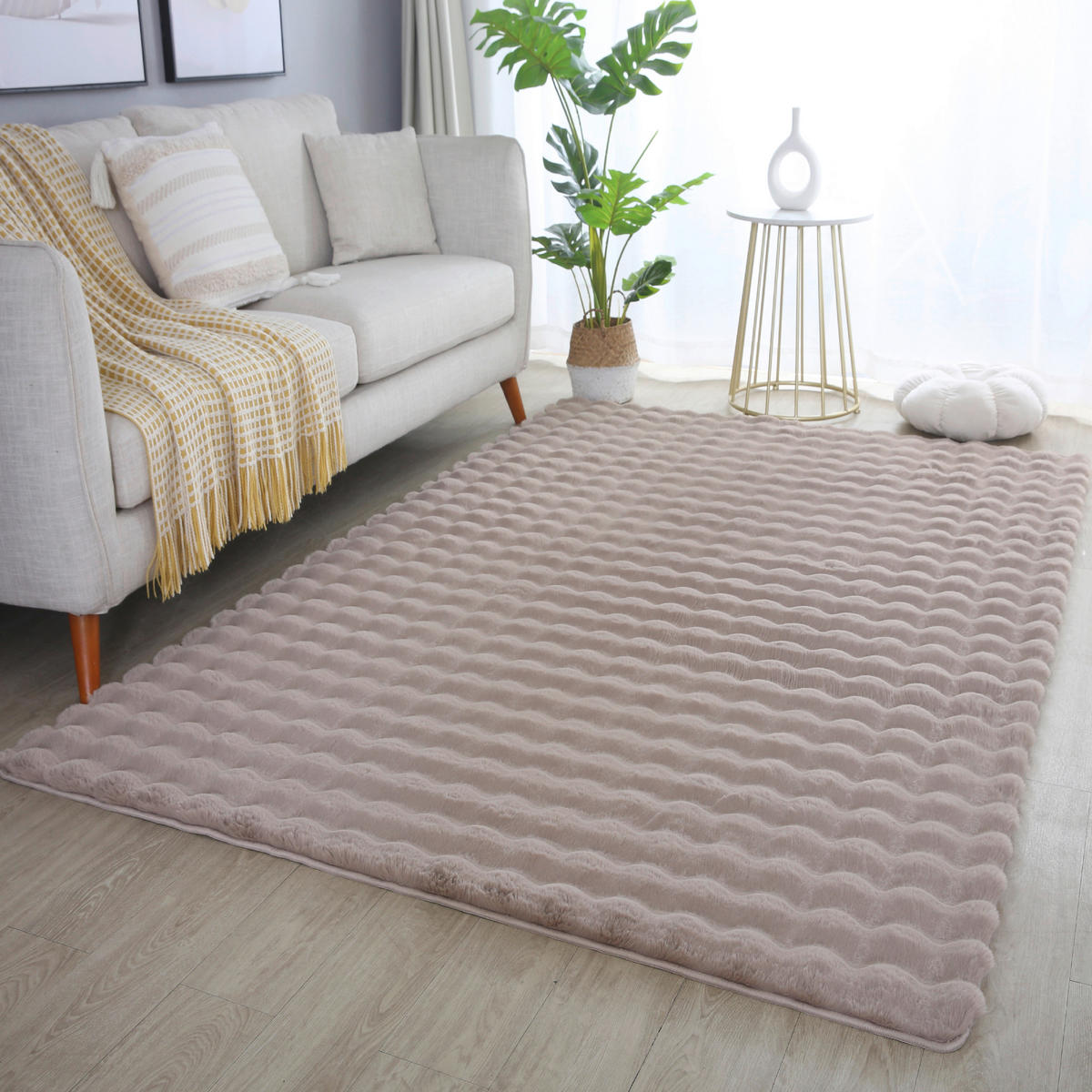 Ayyildiz Teppich AMBIANCE beige B/L: ca. 200x290 cm AMBIANCE - beige (200,00/290,00cm) - Ayyildiz