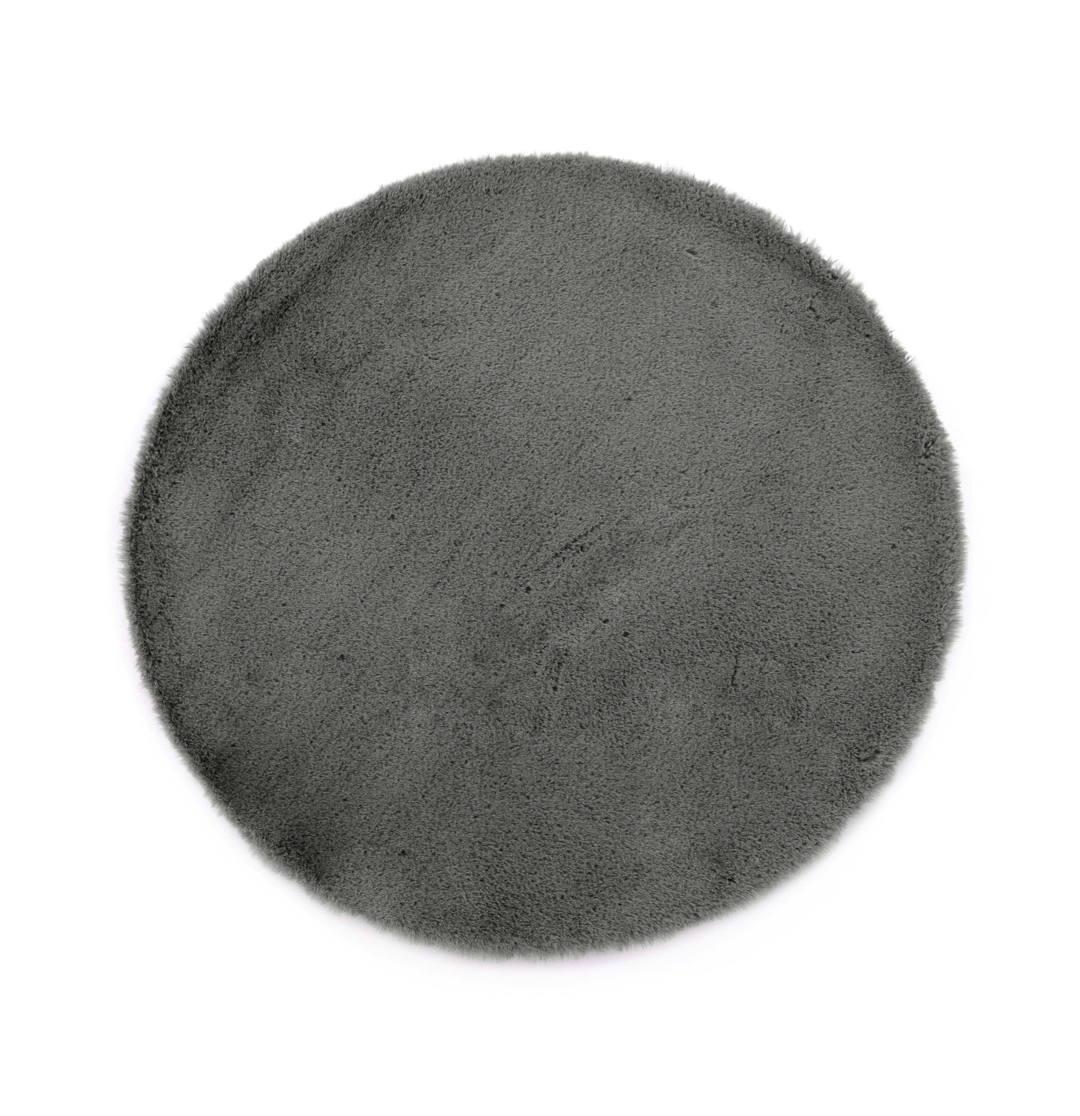 Teppich Softy grau D: ca. 80 cm Softy - grau (80,00cm)