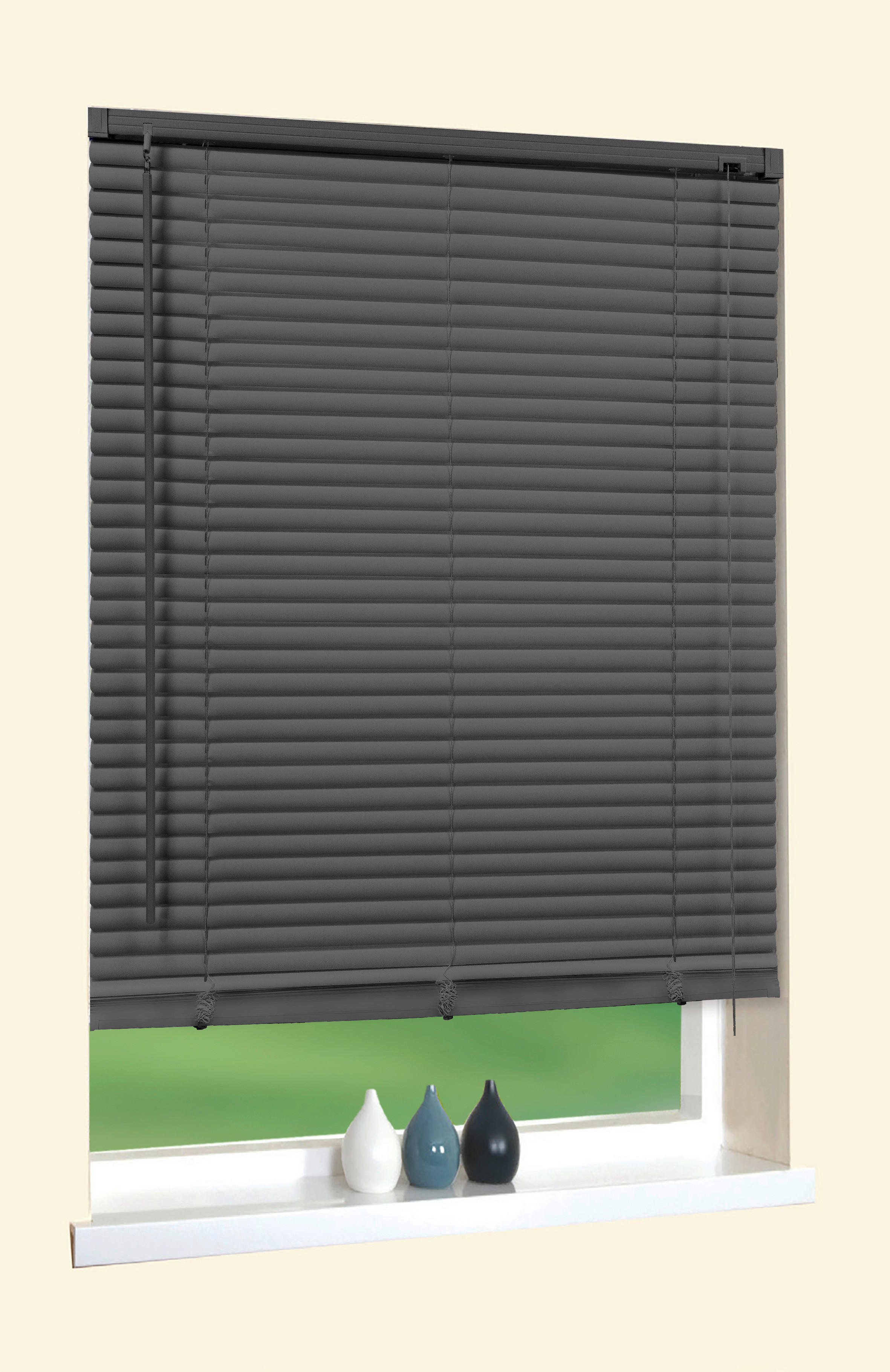 PVC-Jalousie anthrazit B/L: ca. 40x130 cm Jalousie_PVC - anthrazit (40,00/130,00cm) - Sensation