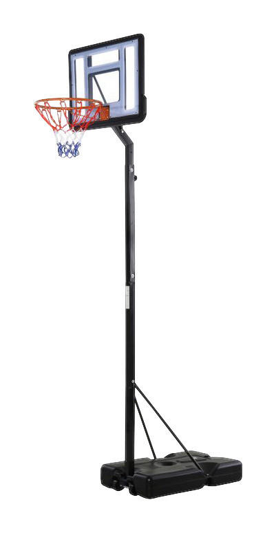 HOMCOM Basketballkorb schwarz H/L: ca. 350x86 cm Basketballkorb - schwarz (86,00cm) - HOMCOM