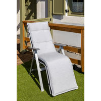 Beo Relaxauflage Taipeh hellgrau Polyester B/H/L: ca. 46x8x171 cm Taipeh - hellgrau (171,00/46,00/8,00cm) - Beo