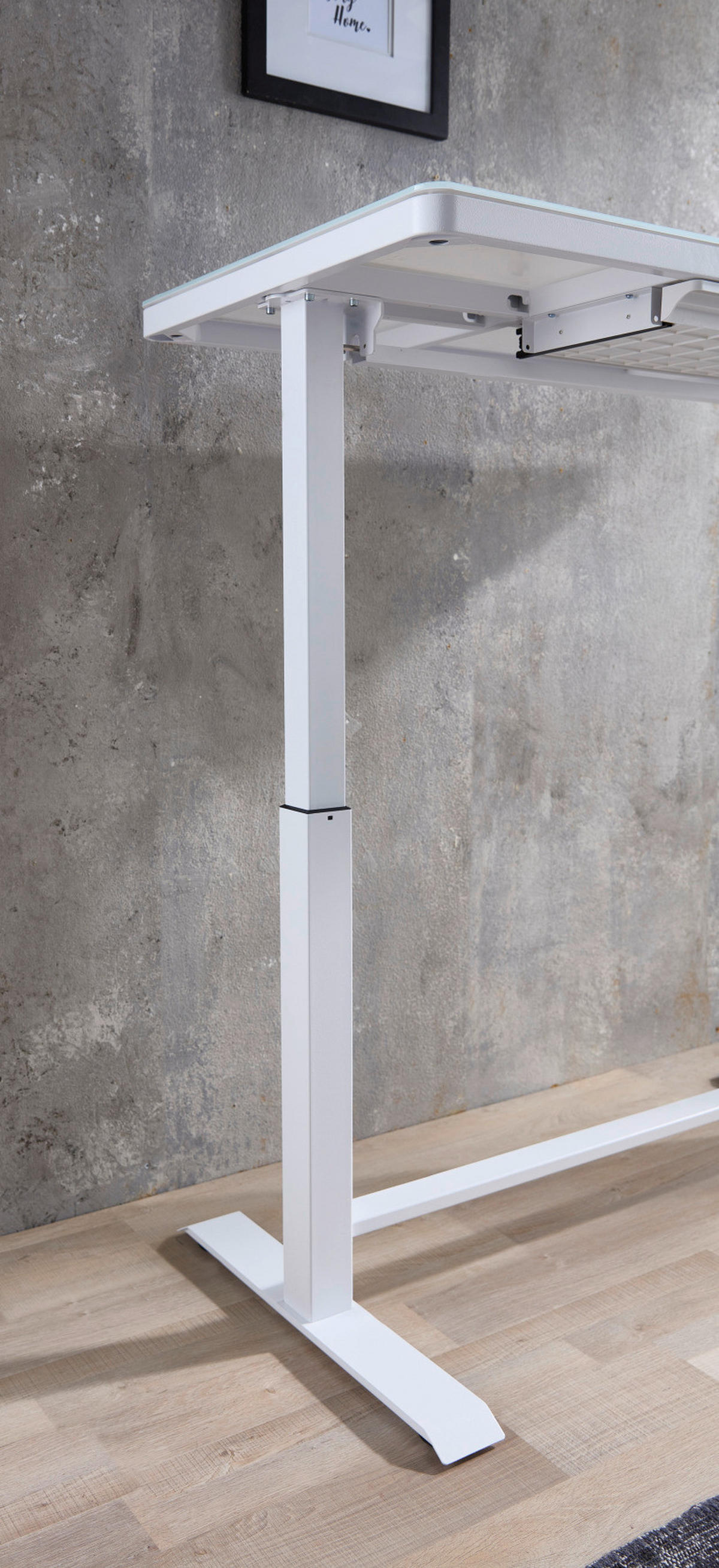 höhenverstellbarer Schreibtisch Lift4Home weiß B/H/T: ca. 120x72x60 cm Lift4Home - weiß (120,00/72,00/60,00cm)
