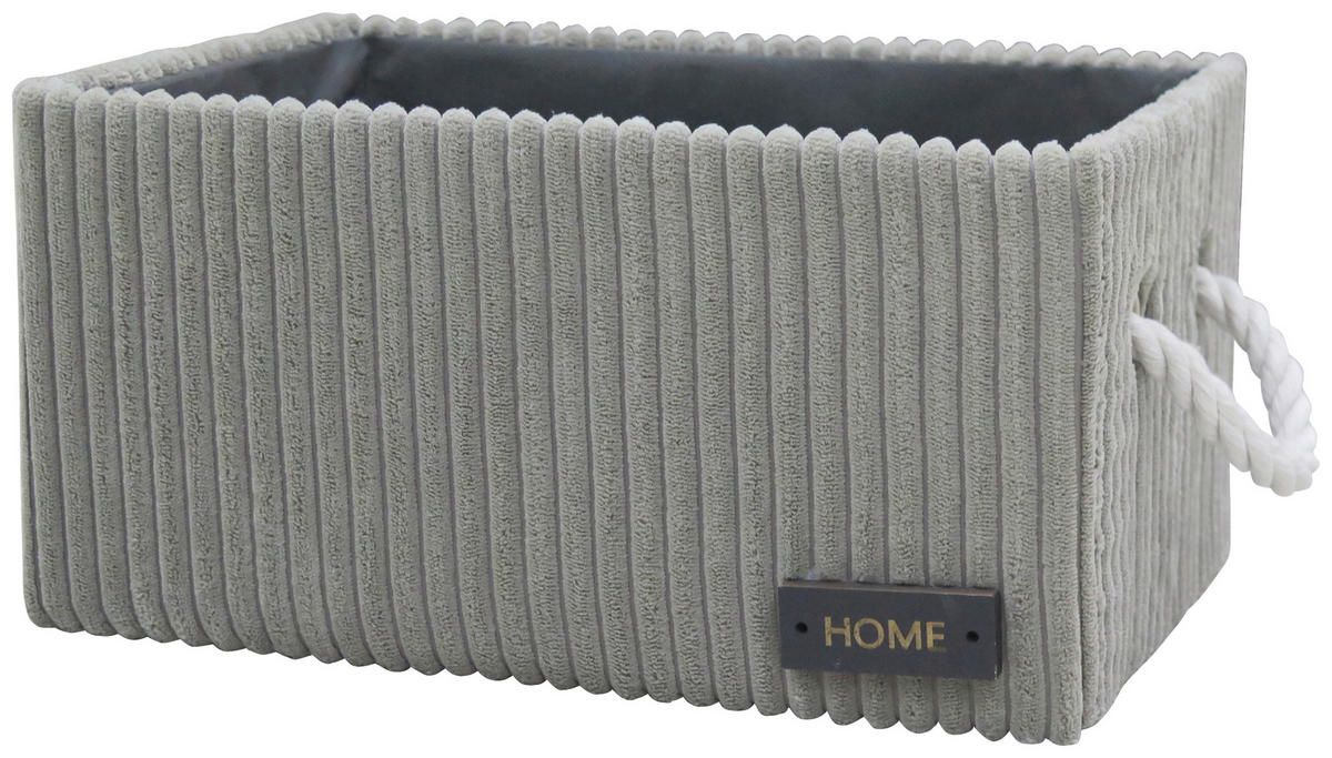 POCOline Korb grau Kord B/H/L: ca. 24x18x34 cm Korb_Sven_M - grau (34,00/24,00/18,00cm) - POCOline