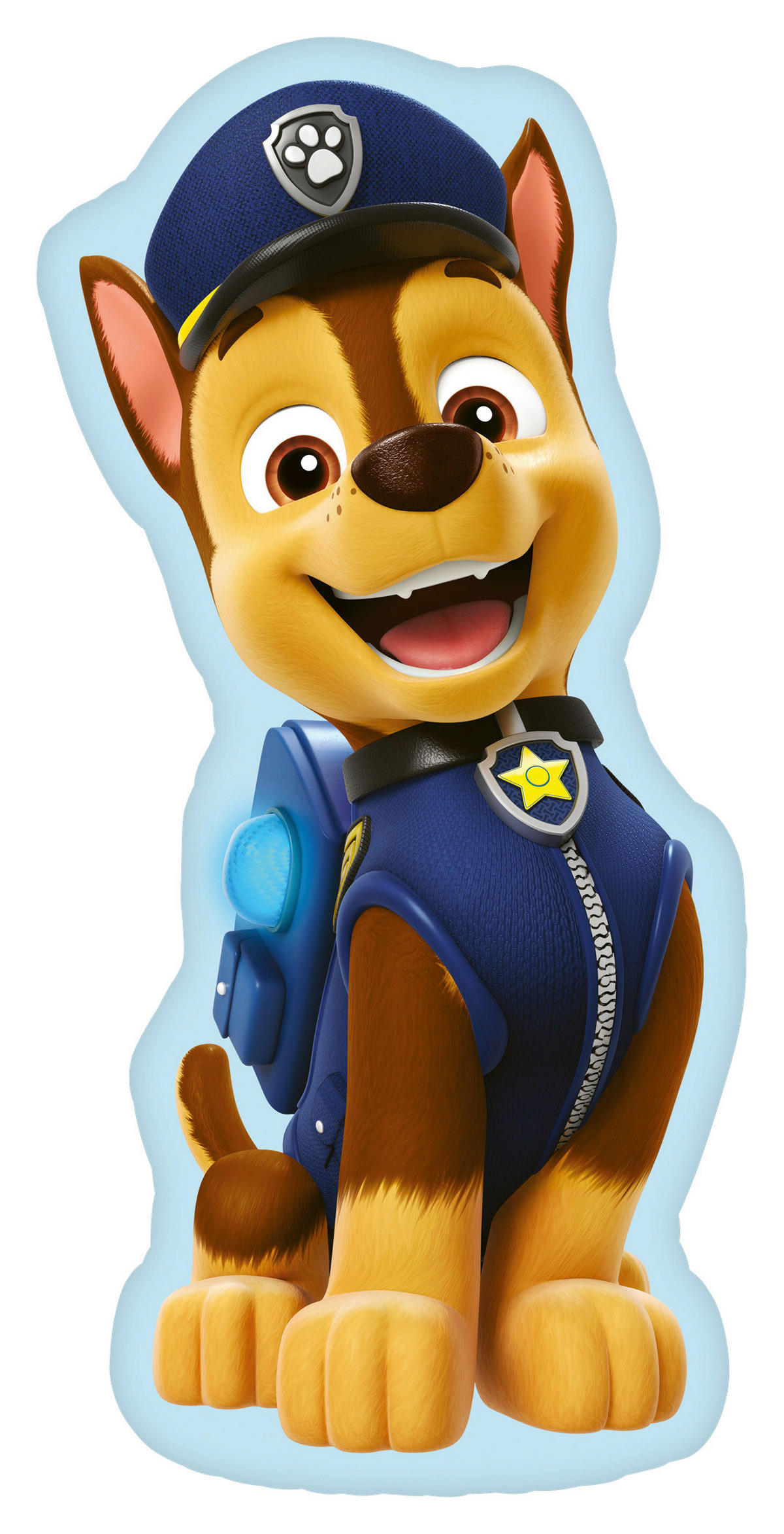 Kissen Konturenkissen_Paw_Patrol_1 - blau/braun (18,00/36,00cm) - Paw Patrol