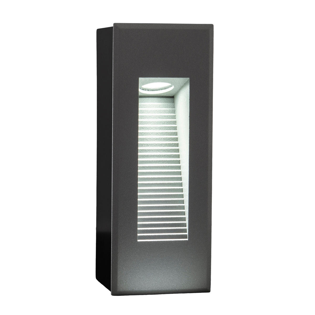 LED-Außenwandleuchte 1149259 silber B/H/L: ca. 6,6x17,1x7,3 cm LED Außenwandleuchte KOLARI mit LED - silber (7,30/6,60/17,10cm) - Näve Leuchten