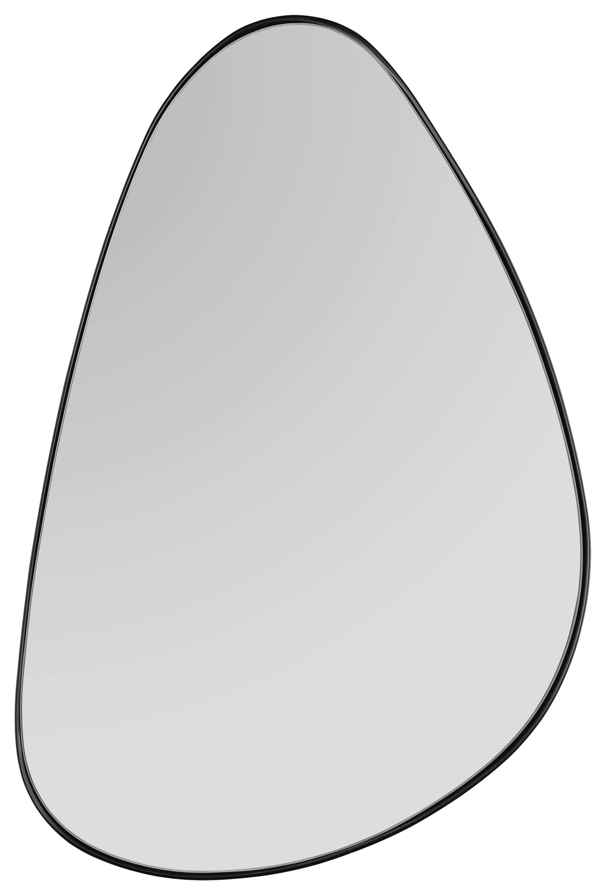 Metallspiegel Britta schwarz Metall B/H/T: ca. 35x50x3 cm Britta - schwarz (35,00/50,00/3,00cm)
