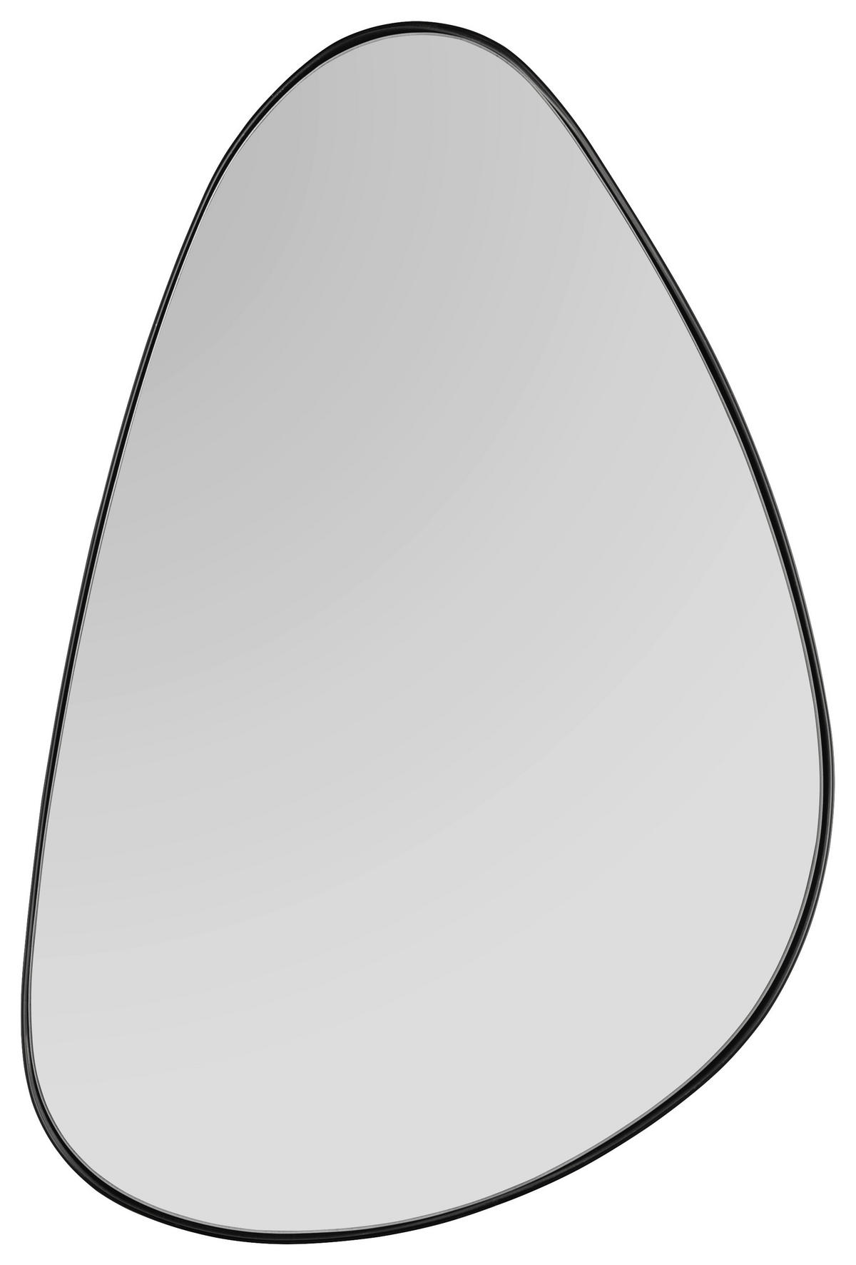 Metallspiegel Britta schwarz Metall B/H/T: ca. 35x50x3 cm Britta - schwarz (35,00/50,00/3,00cm)