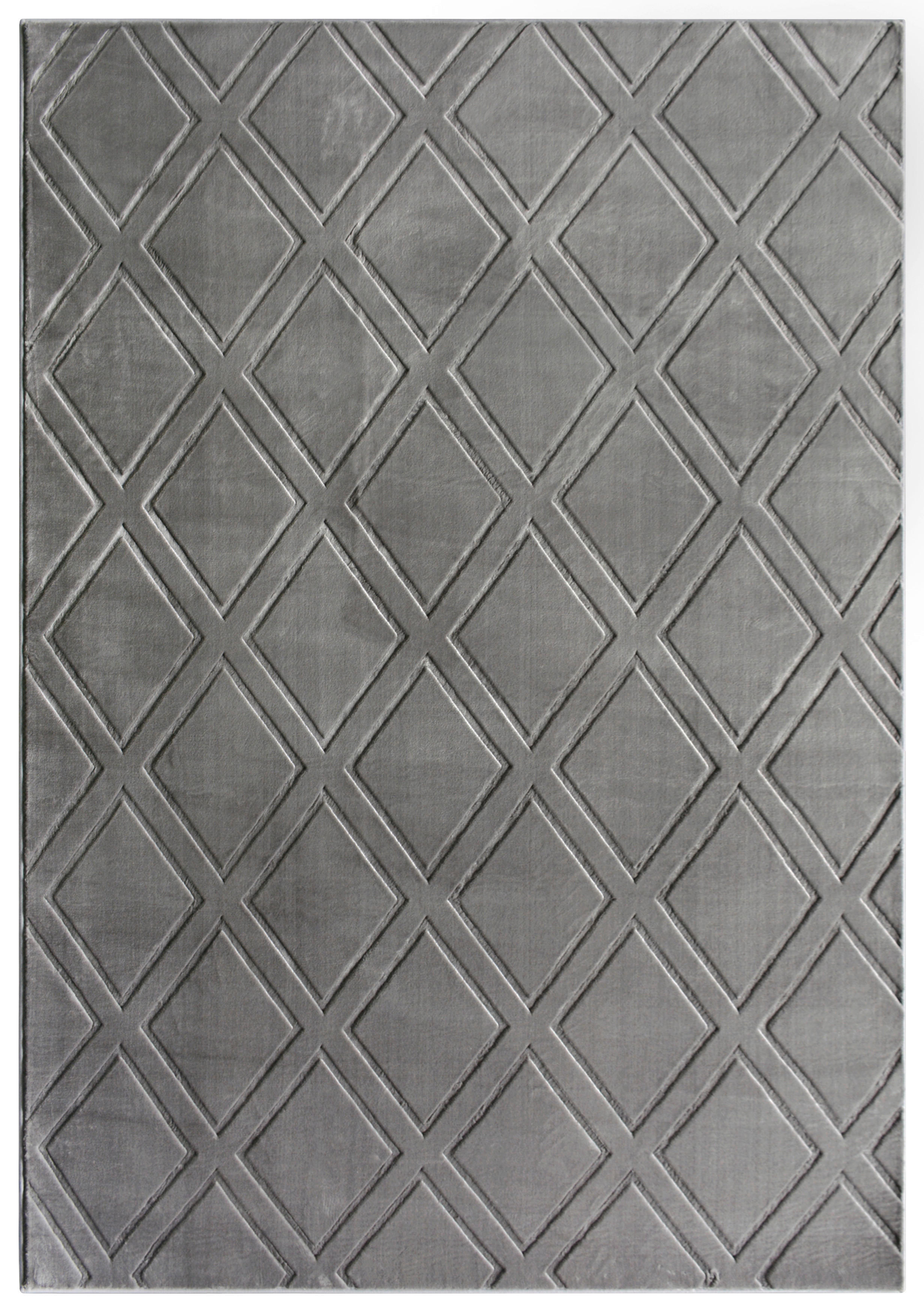 Teppich Monaco grau B/L: ca. 80x150 cm Monaco - grau (80,00/150,00cm)