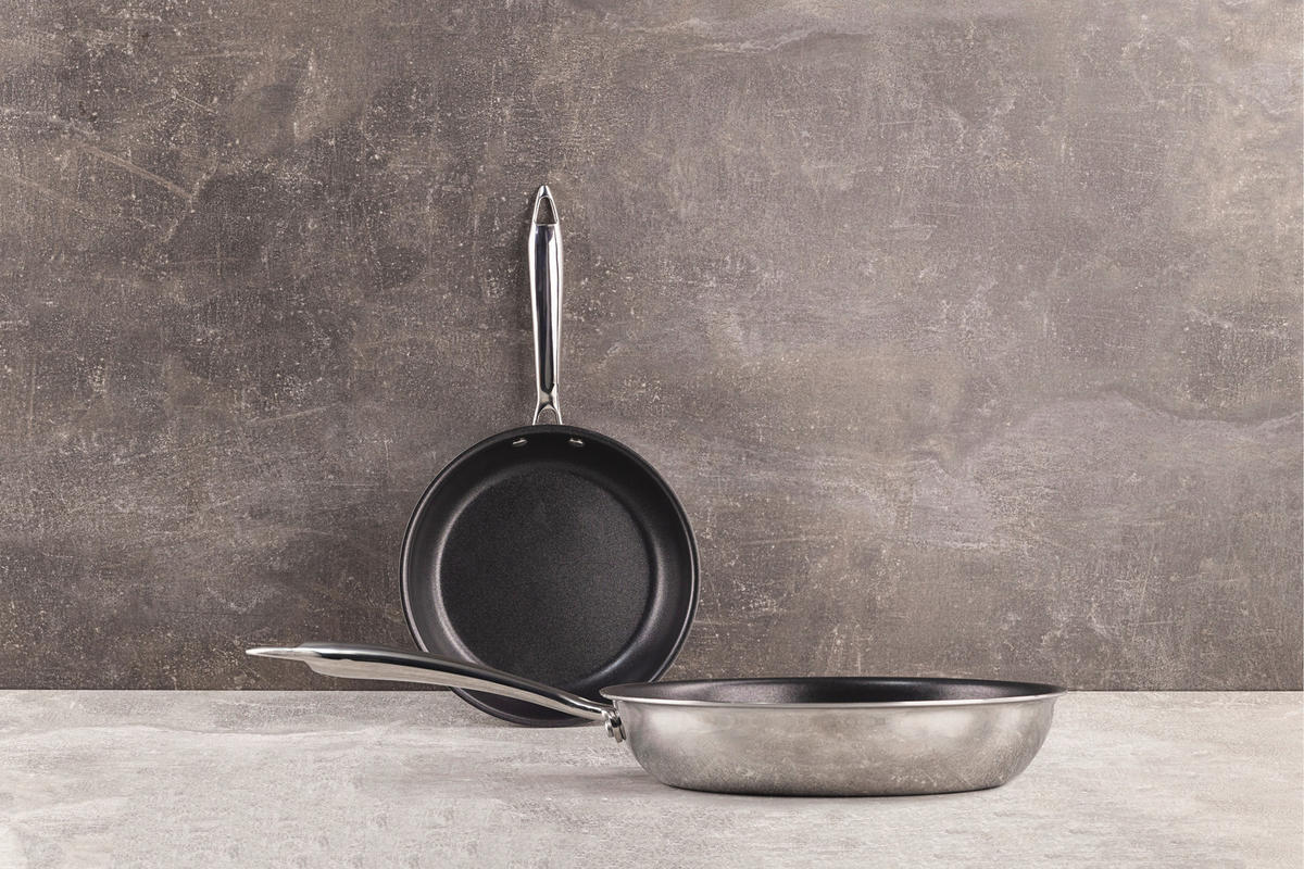MASTERPRO Pfannenset PURE 3 silber Edelstahl PURE 3 - silber - MASTERPRO