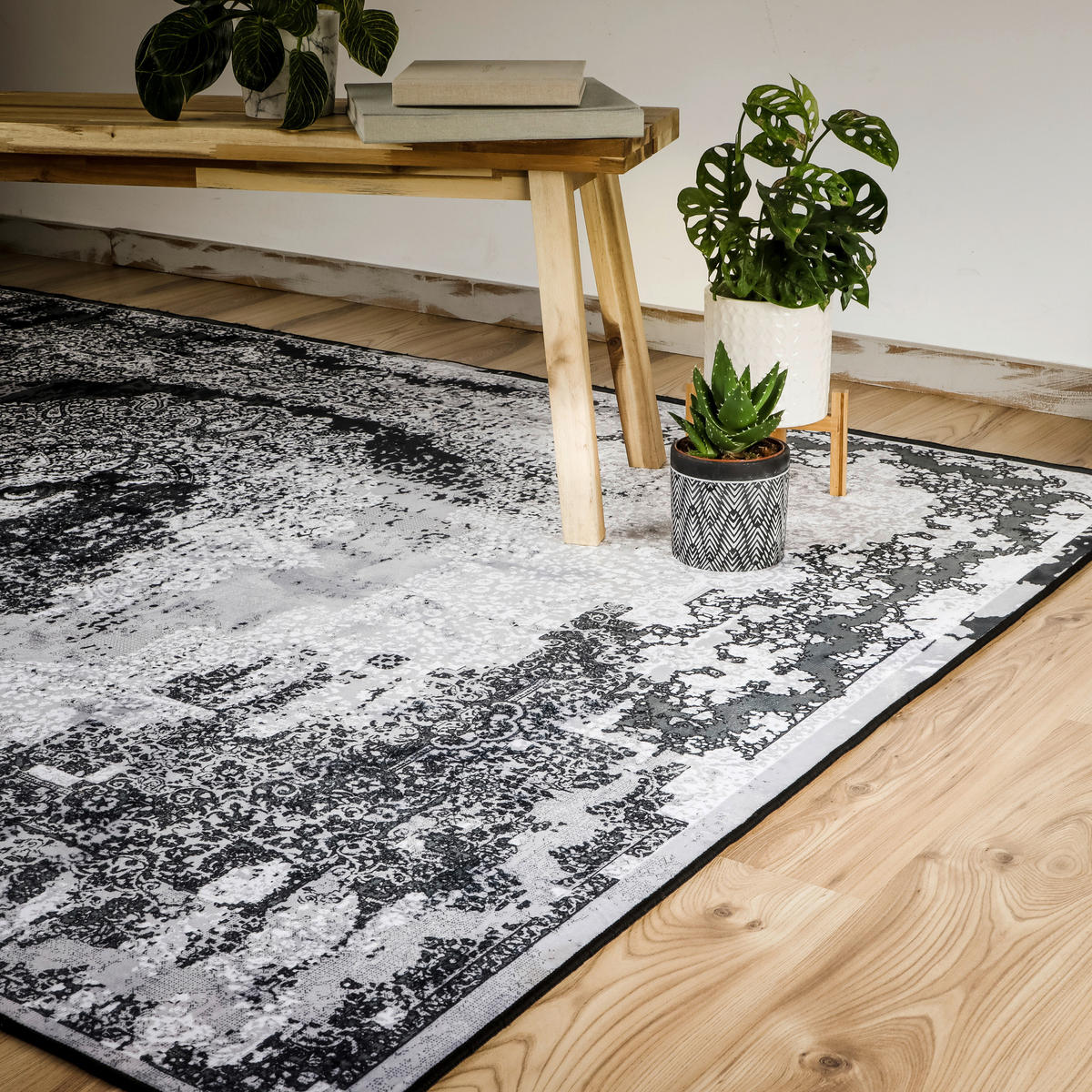 Obsession Teppich My Tranquil grau B/H/T/L/D: ca. 200x0,6x0x290x0 cm My Tranquil - grau (290,00/200,00/0,60cm) - Obsession