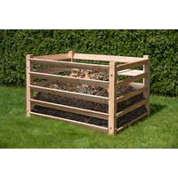 Westmann Komposter Lärche natur B/H/L: ca. 130x80x100 cm Lärche - natur (100,00/130,00/80,00cm) - Westmann