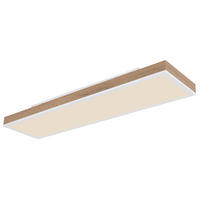 GLOBO LED-Deckenleuchte weiß Opal Aluminium Kunststoff B/H/T: ca. 20x7,8x80 cm DORO - weiß/Opal (20,00/7,80/80,00cm) - GLOBO