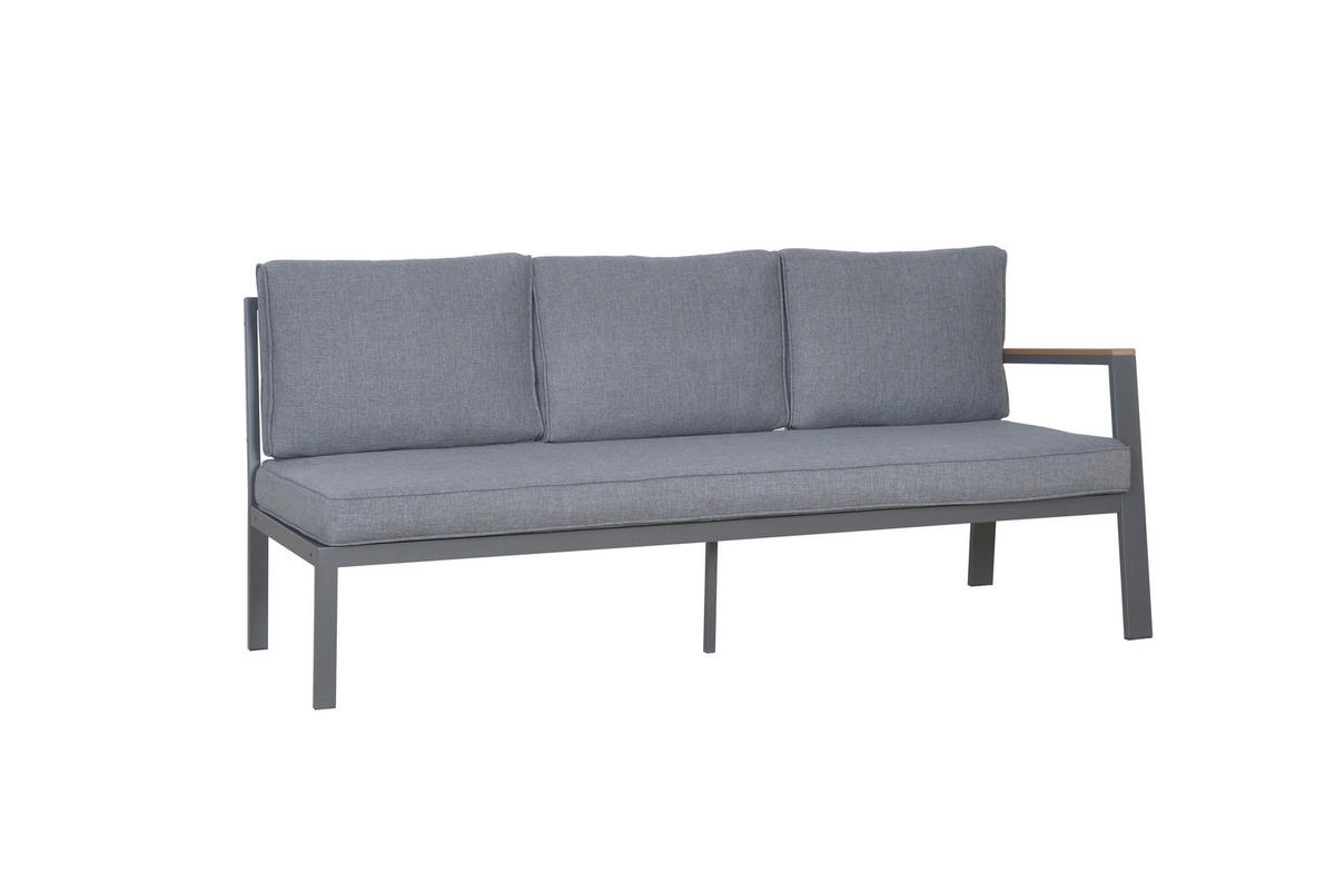 Loungeset grau Alu Loungeset_Rhodos_5tlg. - grau