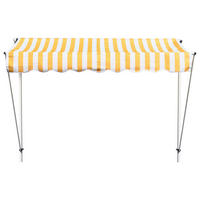 Klemm-Markise Ontario gelb B/L: ca. 205x130 cm Ontario - weiß/gelb (205,00/130,00cm) - Grasekamp