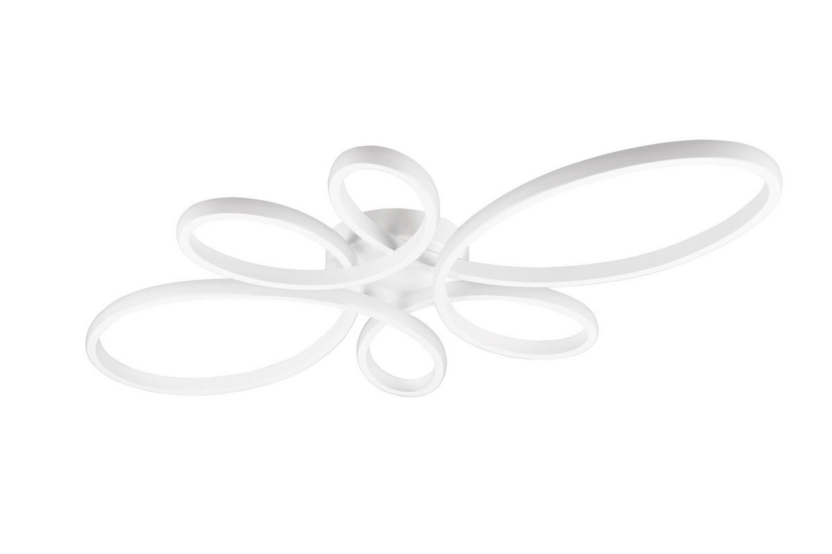 Trio LED-Deckenleuchte weiß Metall B/H/L: ca. 7,5x45,5x83 cm LED-Deckenleuchte_Fly - weiß (83,00/7,50/45,50cm) - Trio