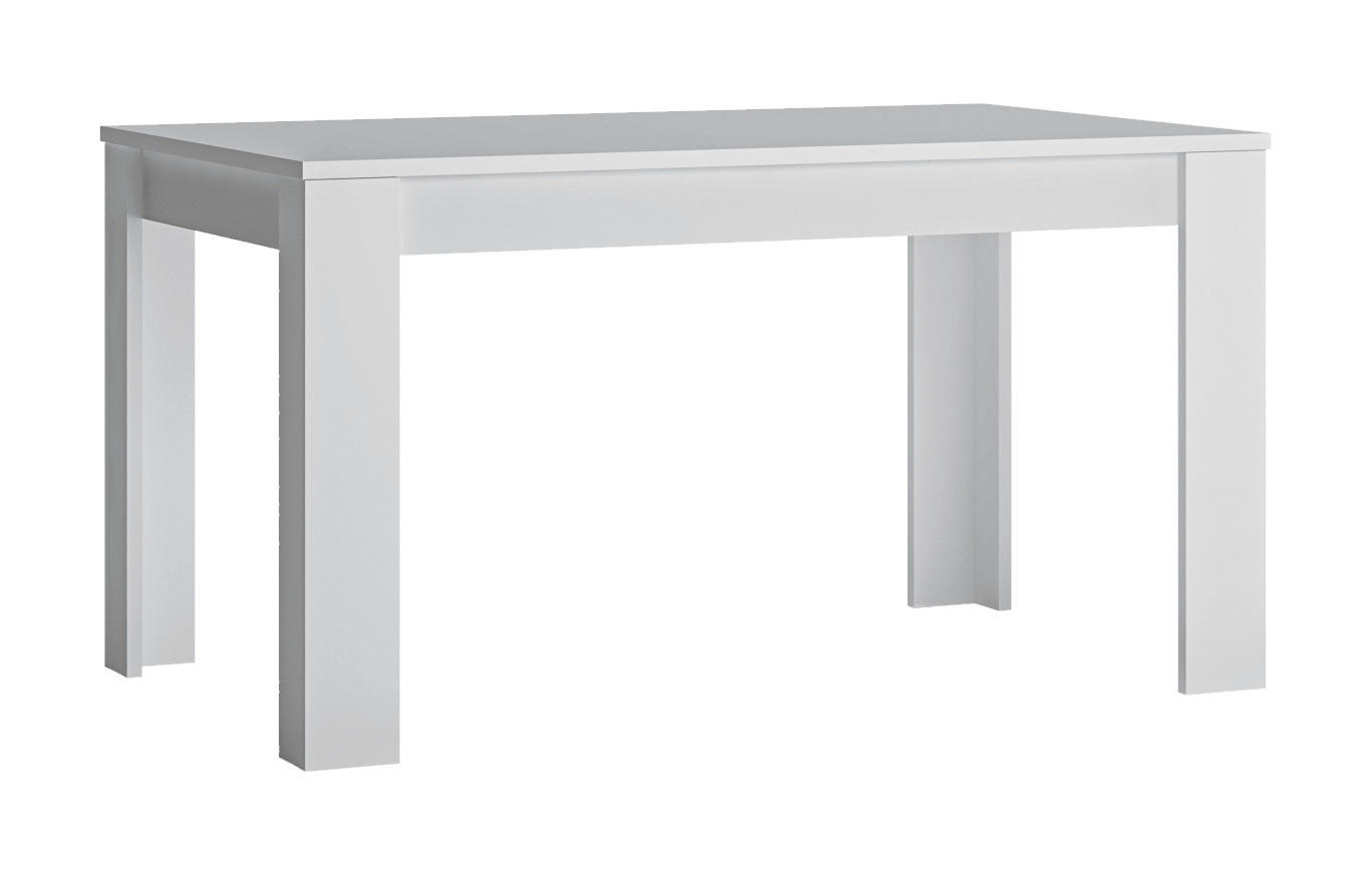 Esstisch Fribo Alpinweiß lackiert B/H/T: ca. 140x77x85 cm Fribo - Alpinweiß (140,00/77,00/85,00cm)