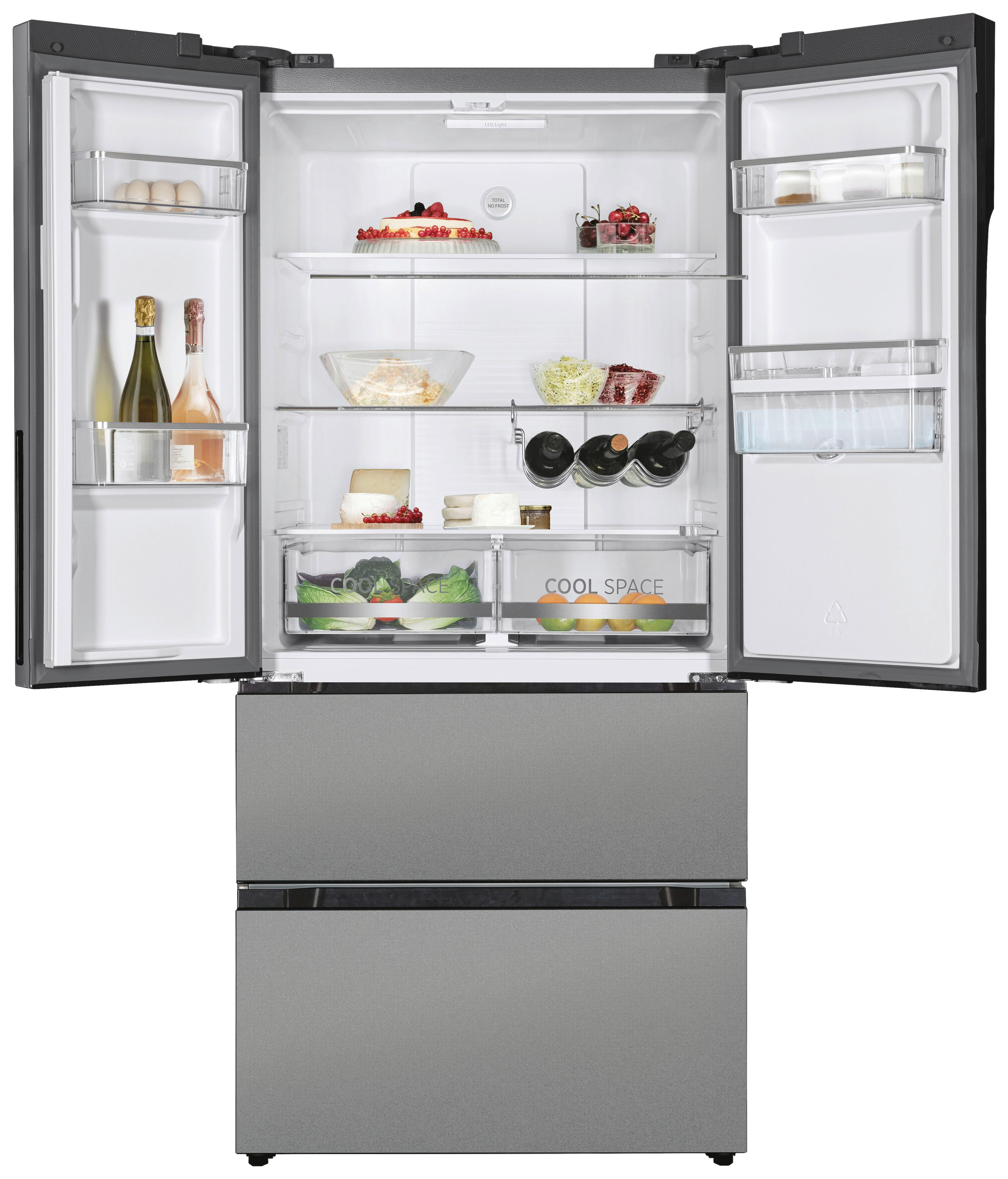 Hoover French-Door HSF818EXWD Edelstahlo...