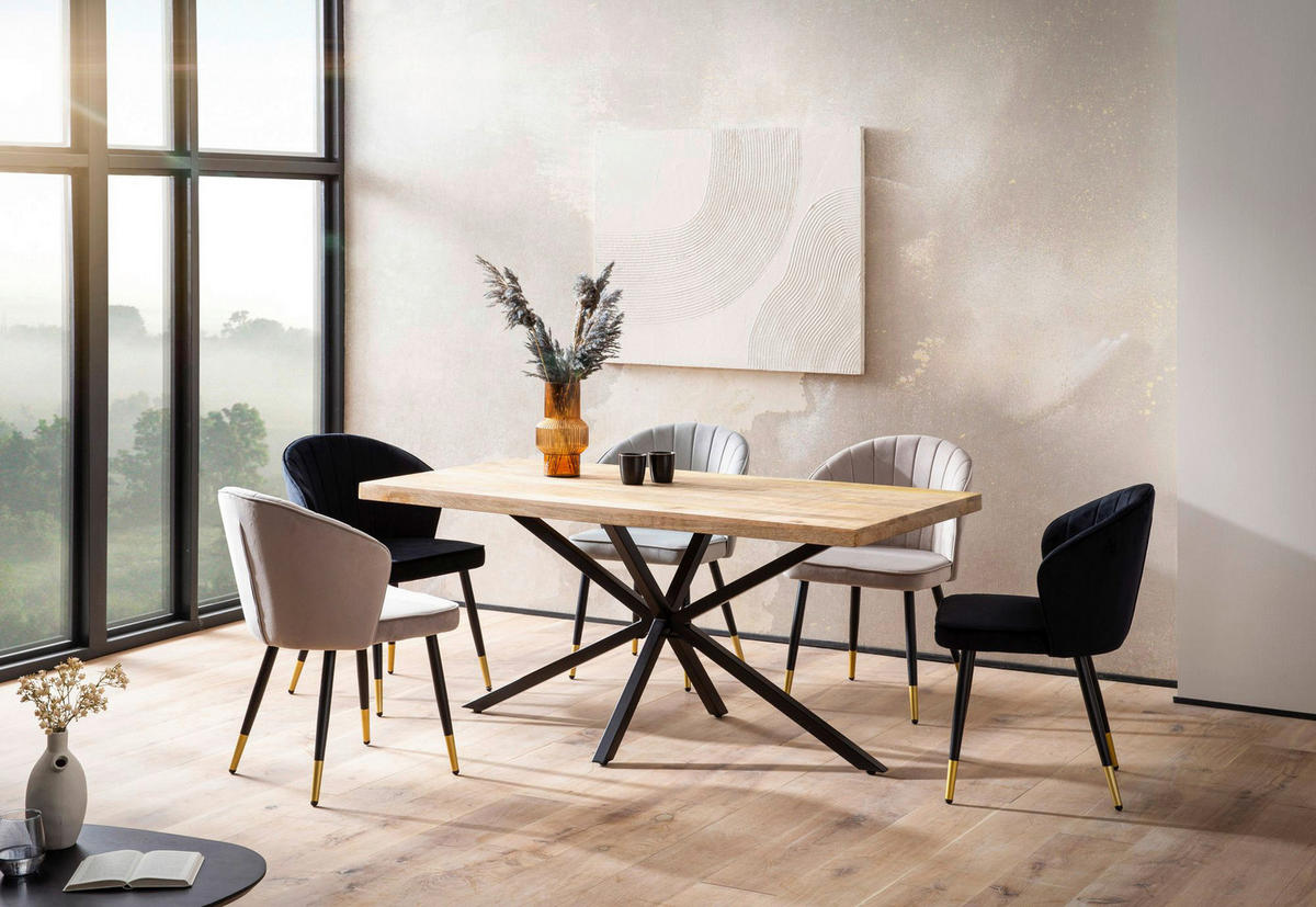 Esstisch B/H/T: ca. 180x76x90 cm Esszimmertisch - (180,00/76,00/90,00cm) - Wohnling