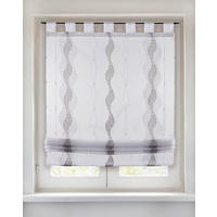 Bändchenrollo Romina grau B/L: ca. 60x140 cm Romina - grau (60,00/140,00cm) - POCOline