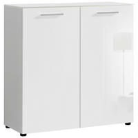 Kommode Rio weiß weiß glänzend B/H/T: ca. 80x83x35 cm Rio - weiß (80,00/83,00/35,00cm)