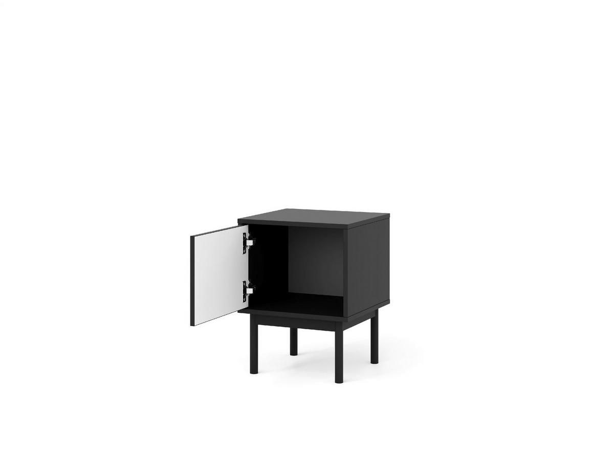 Nachtkonsole MAZOMA schwarz gold Optik B/H/T: ca. 41,5x53,5x39 cm MAZOMA - gold/schwarz (41,50/53,50/39,00cm) - WIPMEB