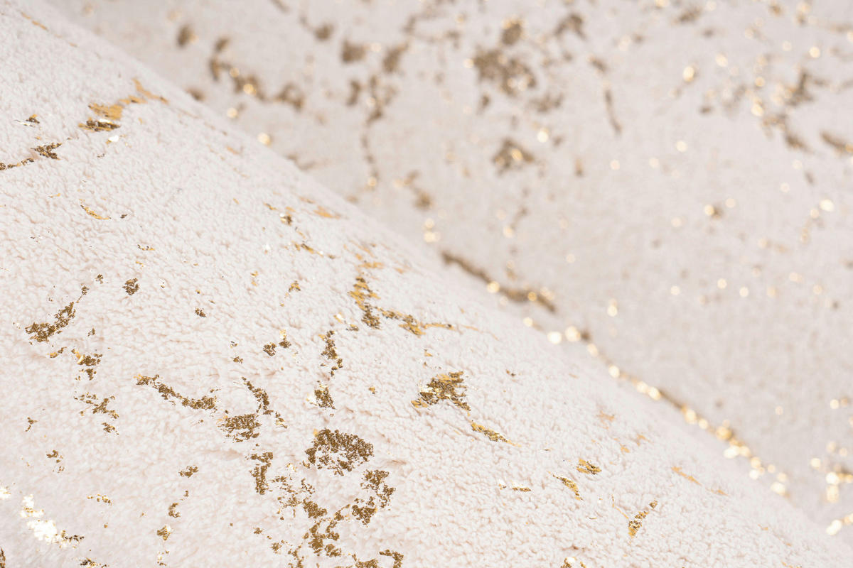 360Living Teppich Bijou gold B/L: ca. 80x150 cm Bijou - gold/creme (80,00/150,00cm) - 360Living