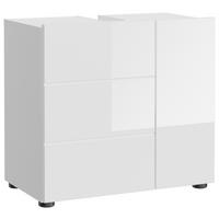 Waschbeckenunterschrank Vira weiß Hochglanz B/H/T: ca. 60x57x34 cm Vira - weiß (60,00/57,00/34,00cm)