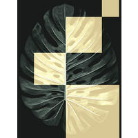 Komar Poster Monstera Theatre Blätter B/L: ca. 30x40 cm Monstera Theatre - (30,00/40,00cm) - Komar
