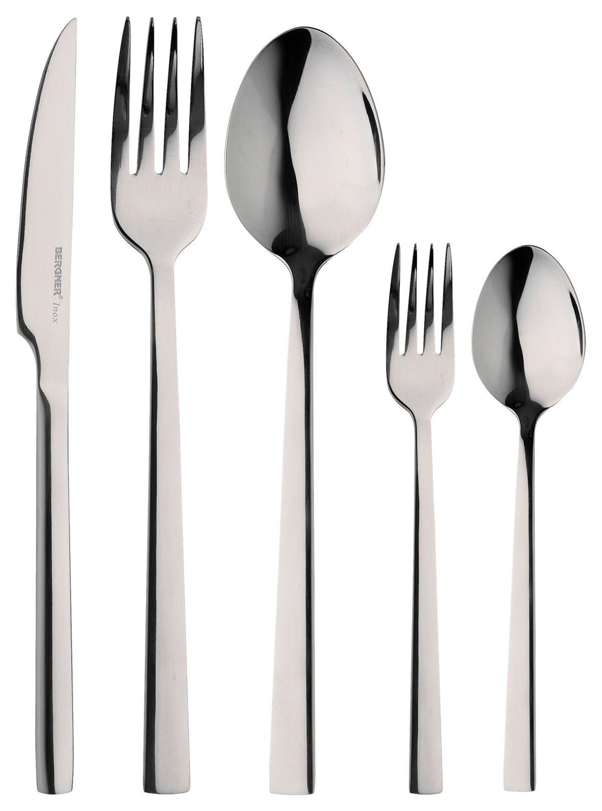 BERGNER Besteckset SOFIA silber Edelstahl 60 tlg. SOFIA - silber (40,00/26,00/5,00cm) - BERGNER