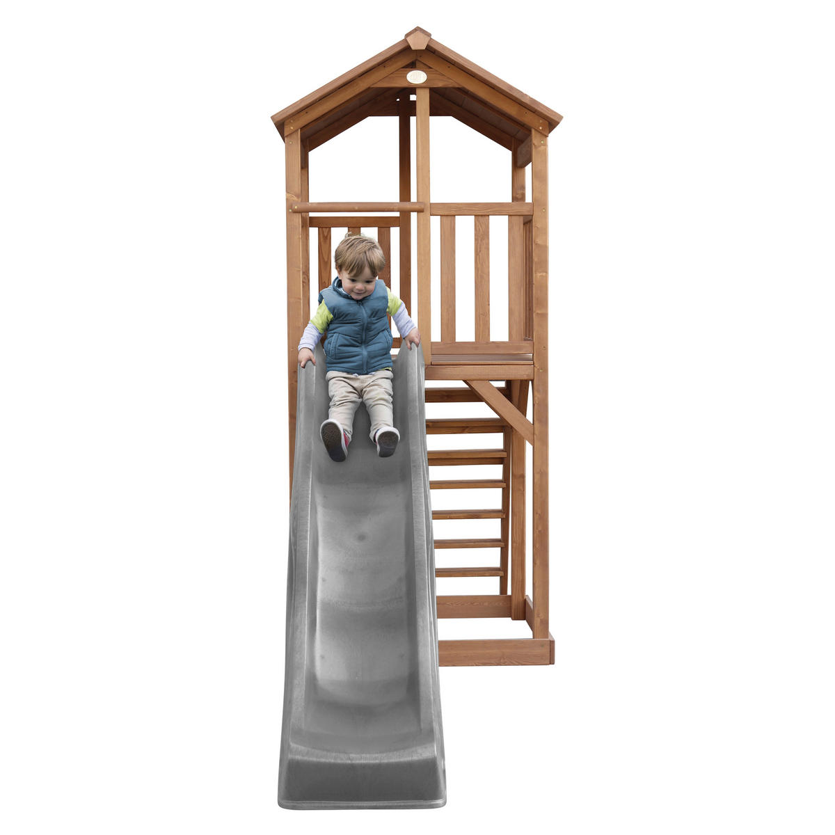 AXI Spielturm Beach Tower braun B/H/L: ca. 111x242x349 cm Beach Tower - braun/grau (349,00/111,00/242,00cm) - AXI