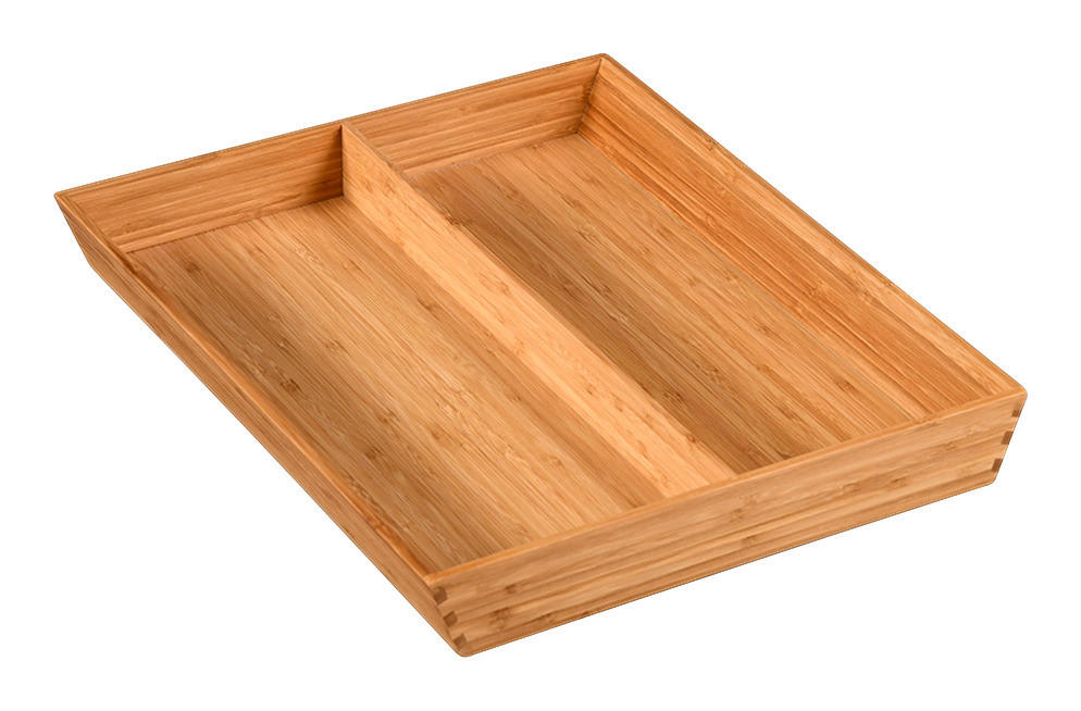 Kesper Besteckkasten natur Bambus B/H/L: ca. 35x5x43 cm Besteckkasten - natur (43,00/35,00/5,00cm) - Kesper