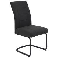 Schwingstuhl Brindisi, 4er-Set anthrazit Metall Webstoff B/H/T: ca. 48x98,5x67 cm Brindisi, 4er-Set - anthrazit (48,00/98,50/67,00cm) - Hela