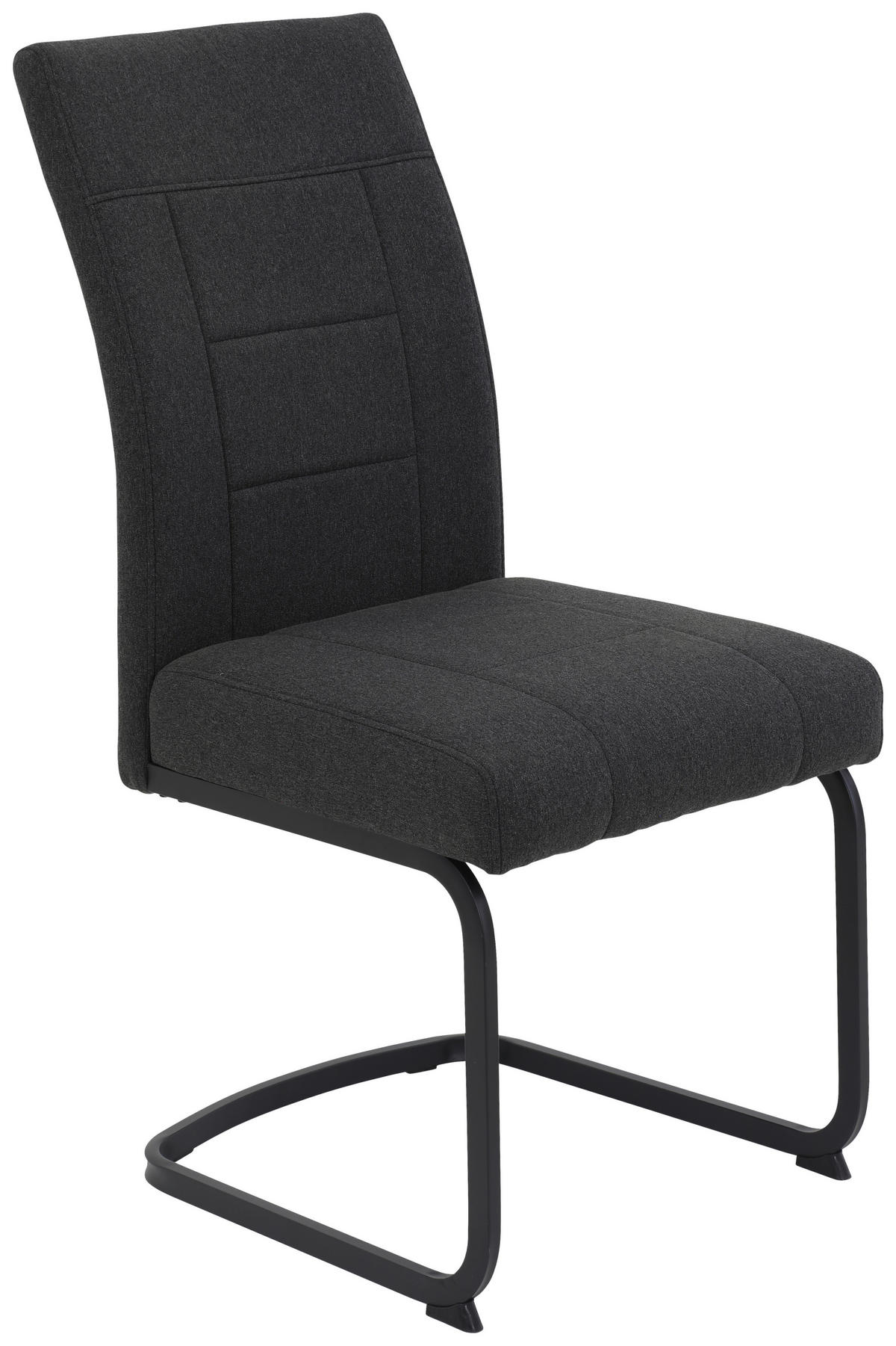 Schwingstuhl Brindisi, 4er-Set anthrazit Metall Webstoff B/H/T: ca. 48x98,5x67 cm Brindisi, 4er-Set - anthrazit (48,00/98,50/67,00cm) - Hela