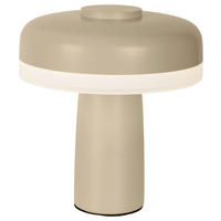 Näve Leuchten LED-Tischleuchte beige Metall Kunststoff B/H/T/D: ca. 15x16,5x15x15 cm PILU - beige (15,00/16,50/15,00cm) - Näve Leuchten