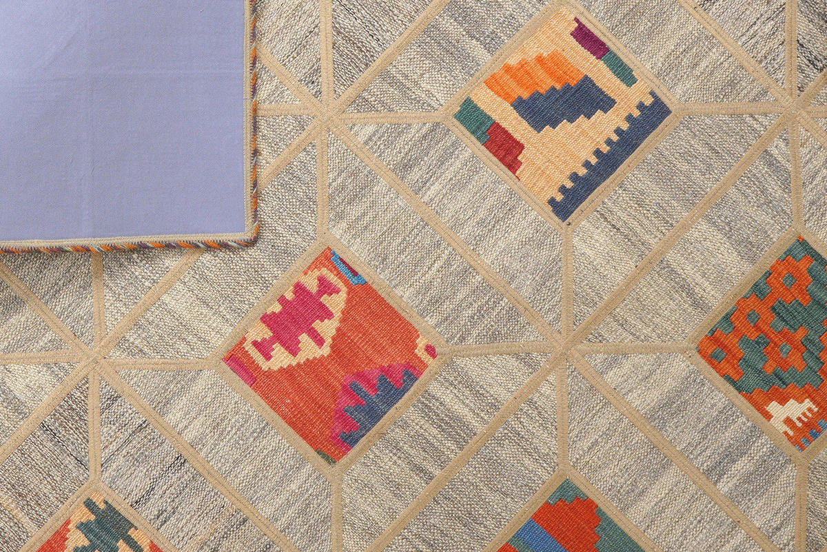 PersaTepp Teppich Kelim Tekkehdouz beige B/H/L: ca. 150x1x200 cm Kelim Tekkehdouz - beige (200,00/150,00/1,00cm) - PersaTepp