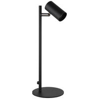 GLOBO Tischleuchte Tischleuchte-Este - schwarz/Chrom (14,00/5,00/36,50cm) - GLOBO