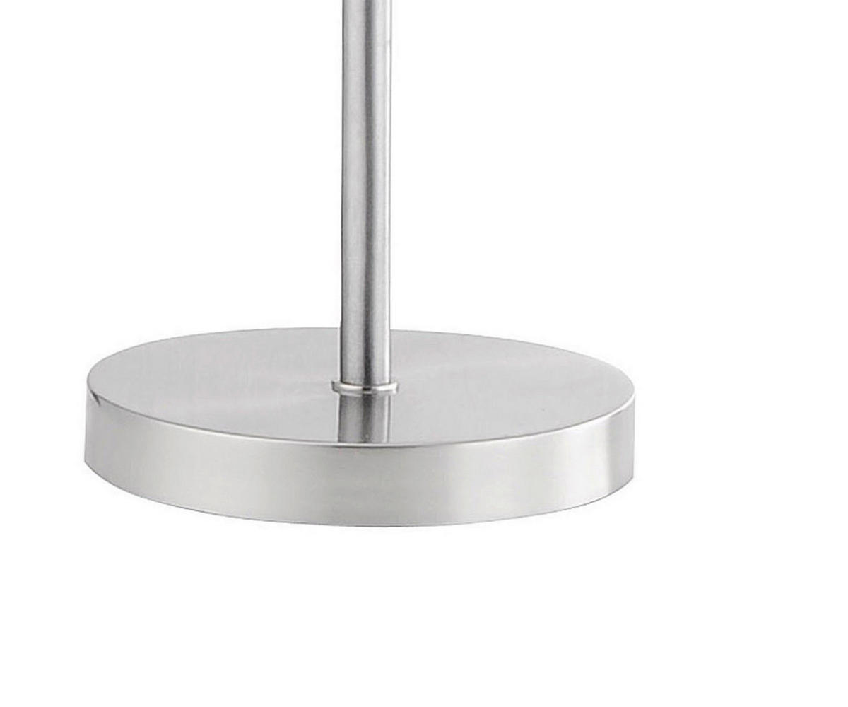 Just Light Stehleuchte 11012-55 stahlfarbig silber Metall H: ca. 125 cm LED-Stehleuchte_Dawda - stahlfarbig/silber (125,00cm) - Just Light