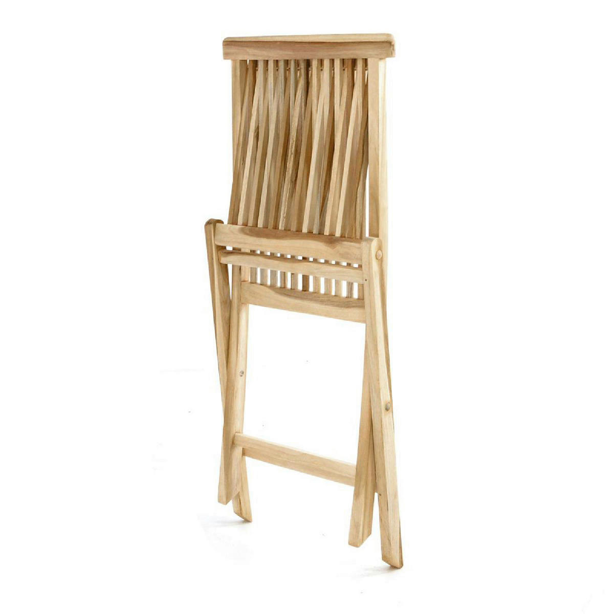VCM Klappstuhl teak Holz B/H/T: ca. 46x89x62 cm Klappstuhl - teak (46,00/89,00/62,00cm) - VCM
