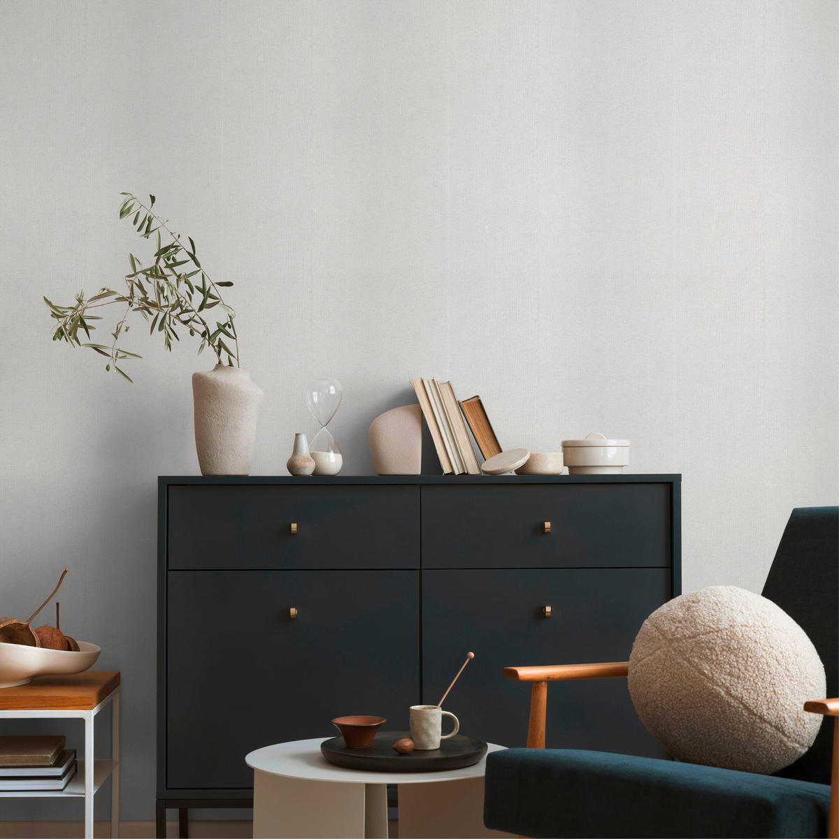 A.S.Creation Vliestapete weiß B/H/D: ca. 53x1005x9,2 cm Vliestapete - weiß (9,20/1005,00cm) - A.S.Creation