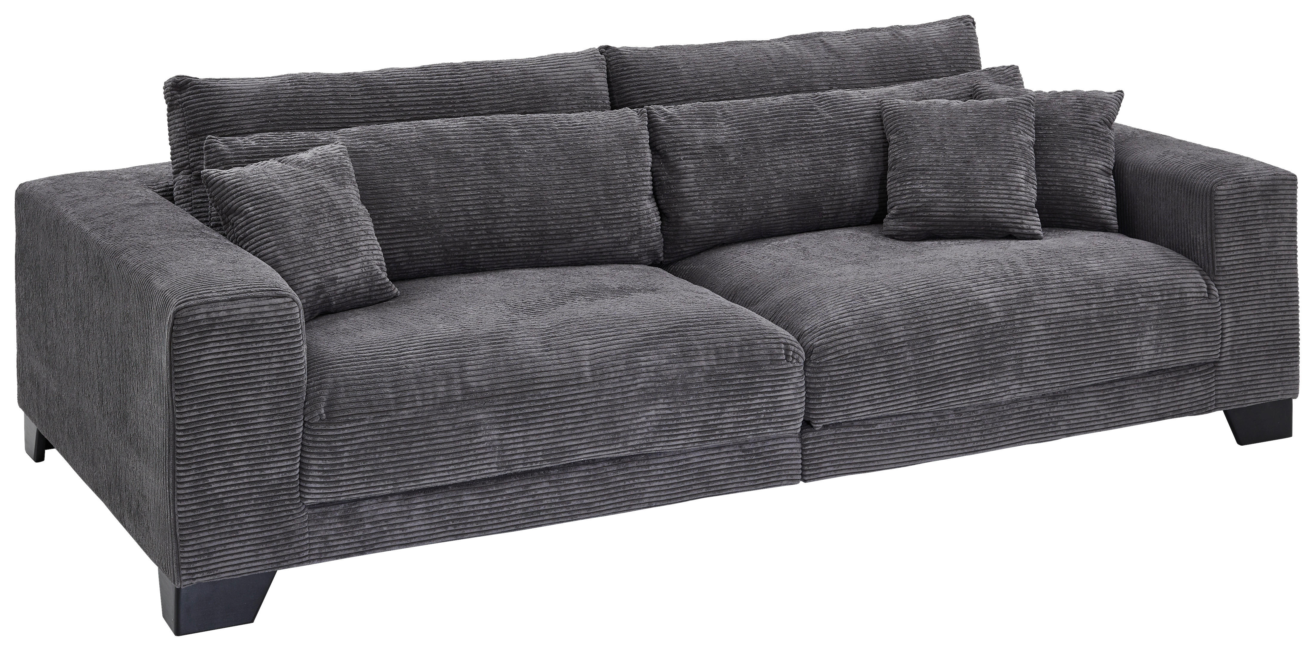 Big Sofa dunkelgrau B/T: ca. 286x141 cm ...