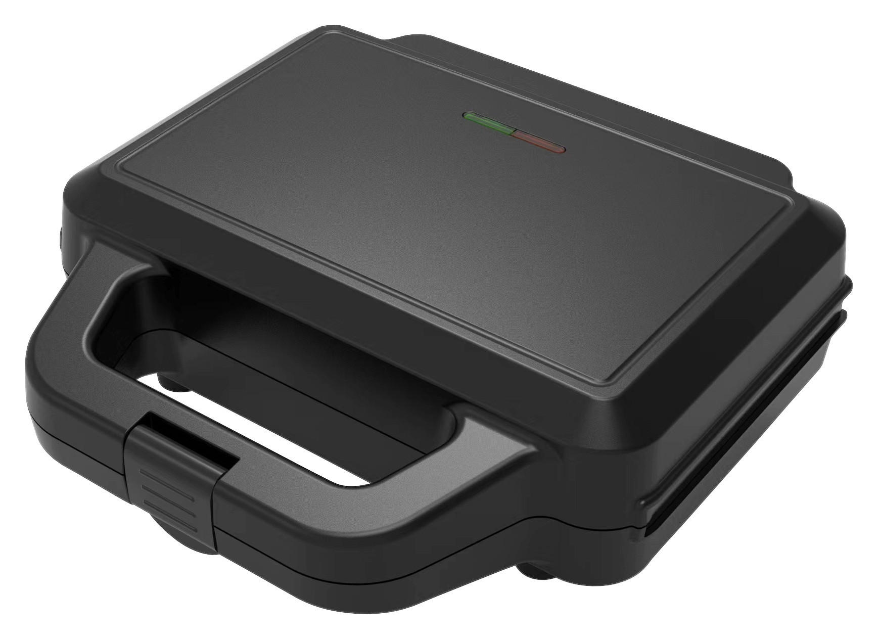 POCOline Sandwichtoaster schwarz Metall Kunststoff B/H/L: ca. 23,3x9,4x23,5 cm Sandwichmaker 3in1 Snackmaster - schwarz (23,50/23,30/9,40cm) - POCOline